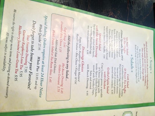 Menu photo 6 Yankee Peddlers Tea Room Osage Beach, MO Menu photo 6 Yankee Peddlers Tea Room Osage Beach, MO