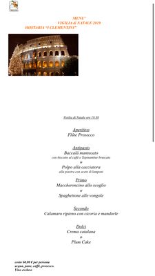 Menu photo 5 I Clementini Rome, RM