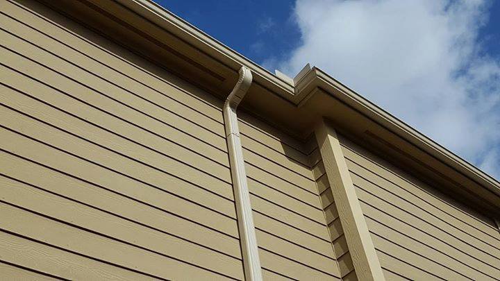 Slide of Cypress Rain Gutters