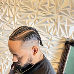 * Trenzas on point * Braids game strong * Fresh cut, fresh braids * Protective style * Clean work only