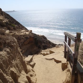 Black's Beach - view from top of the safe trail - Beaches Near Me - San Diego, California