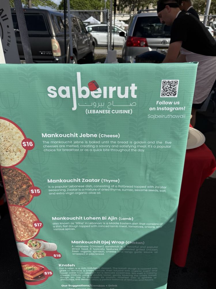 Saj beirut - Kakaako Farmers Market