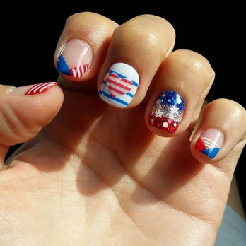 Luxury Nail Lashes - I showed her the america flag design And she made it!! Perfert~~ good good - Nail Salons Near Me - San Gabriel, California Luxury Nail Lashes - I showed her the america flag design And she made it!! Perfert~~ good good - Nail Salons Near Me - San Gabriel, California