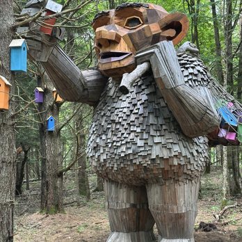 The Wild Center - One of the trolls - Museums Near Me - Tupper Lake, New York