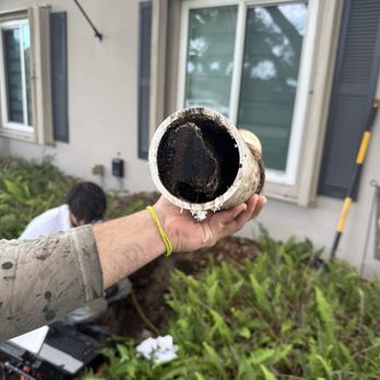 Express Trenchless Sewer Line Repairs - Root intrusion into sewer drain pipe - Plumbing Near Me