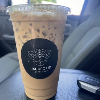 Jacked Up Coffee Bar - New Orleans Large Iced Coffee with Hazelnut - Coffee & Tea Near Me - Biloxi, Mississippi Jacked Up Coffee Bar - New Orleans Large Iced Coffee with Hazelnut - Coffee & Tea Near Me - Biloxi, Mississippi