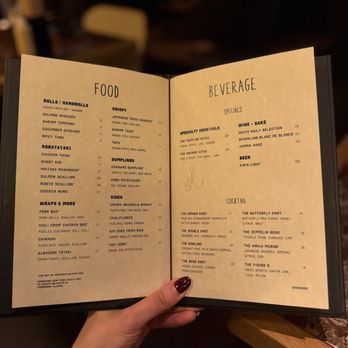 Double Knot - Happy Hour Menu (as of March 2026) - Sushi Bars Near Me - New York, New York