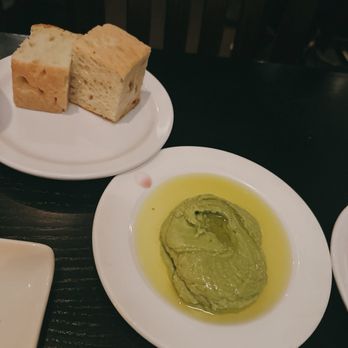 Lucca Restaurant & Bar - Bread & chickpea pesto - Italian Near Me - Boston, Massachusetts