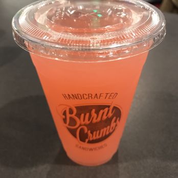 Burnt Crumbs - DIY drinks. This is strawberry lemonade. - New American Near Me - Irvine, California