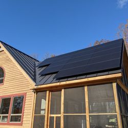 Virtue Solar - Black panels on a black roof-- We think they look great! Get a quote for yours today.