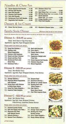 Menu photo 4 New Mandarin Terrace Sun Valley, CA