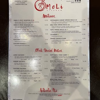 OMELI Kitchen - Vietnamese Near Me - Fullerton, California