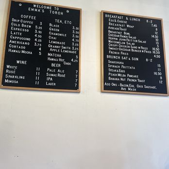 Emma's Torch - THE MENU - Cafes Near Me - Washington, DC, District of Columbia