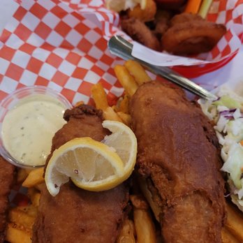 Angry Crab Shack - Fish and chips. Onion rings, burned - Cajun/Creole Near Me - Phoenix, Arizona Angry Crab Shack - Fish and chips. Onion rings, burned - Cajun/Creole Near Me - Phoenix, Arizona