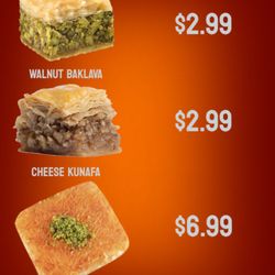 Kebab And Gyro House - Dessert baklava and Conifer