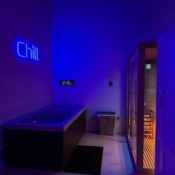 New Era Wellness Center - Our cold plunge/medical grade sauna in our recovery lounge - Chiropractors Near Me - San Antonio, Texas New Era Wellness Center - Our cold plunge/medical grade sauna in our recovery lounge - Chiropractors Near Me - San Antonio, Texas