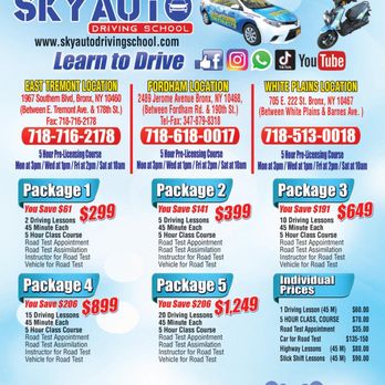 Sky Auto Driving School - Driving Schools Near Me - Bronx, New York Sky Auto Driving School - Driving Schools Near Me - Bronx, New York