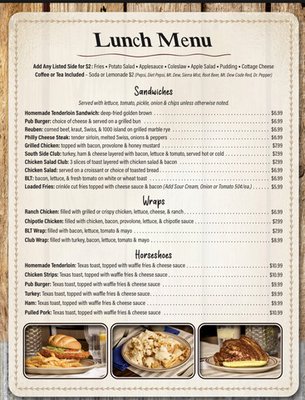 Menu photo 3 South Side Cafe Rushville, IL