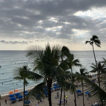 Outrigger Waikiki Beach Resort - View from our hotel room - Resorts Near Me - Honolulu, Hawaii