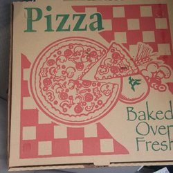 Zesto Pizza - Large pizza that was in a small box.