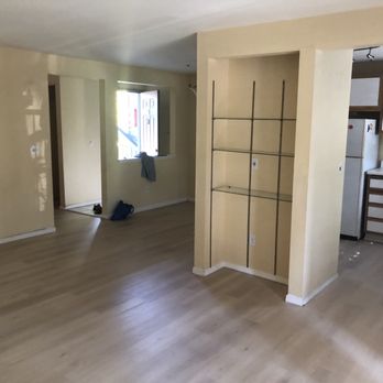 Modern Stair Nose - open kitchen and living room - Flooring Near Me - Kent, Washington Modern Stair Nose - open kitchen and living room - Flooring Near Me - Kent, Washington
