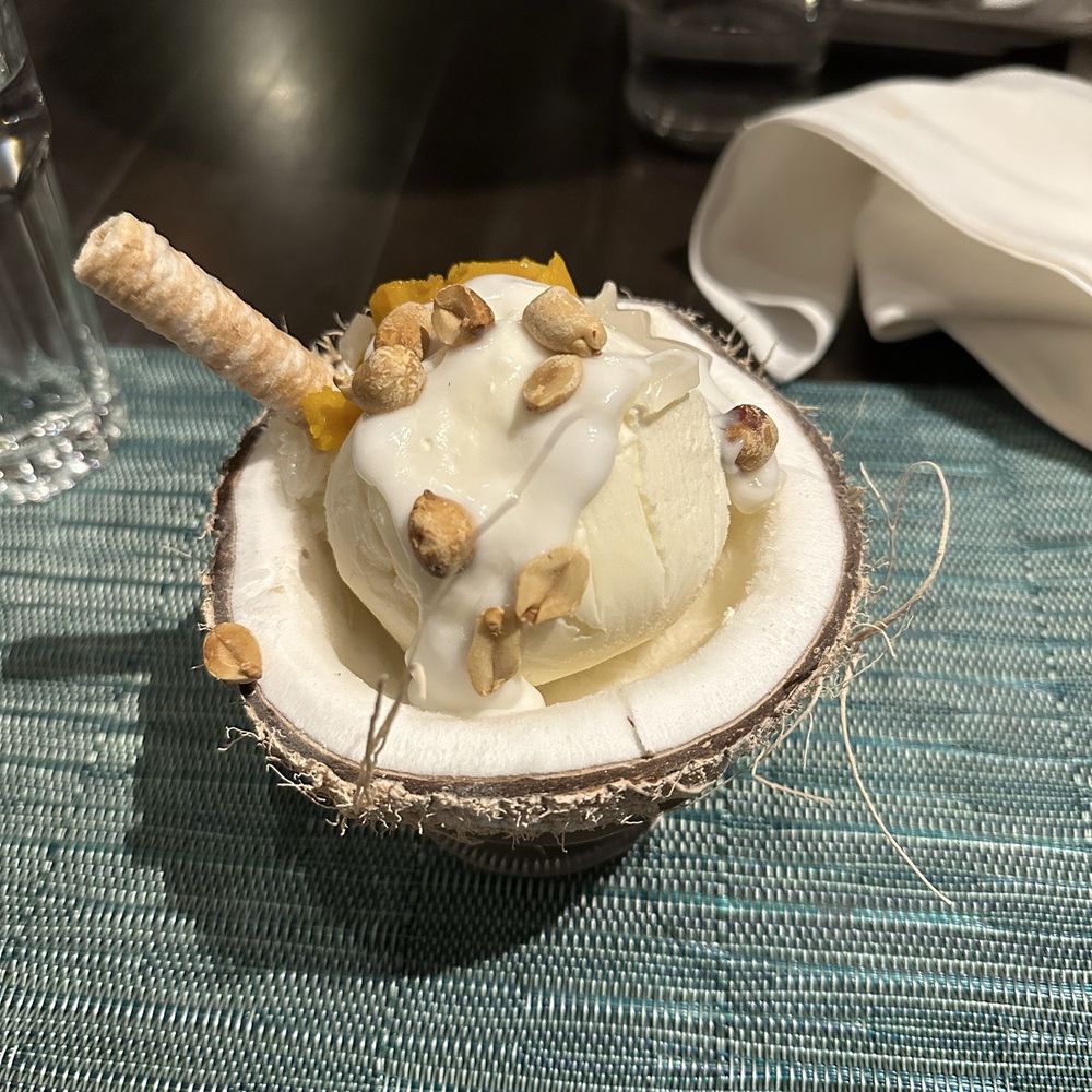 Baan Siam - Coconut ice cream - Thai Near Me - Washington, DC, District of Columbia