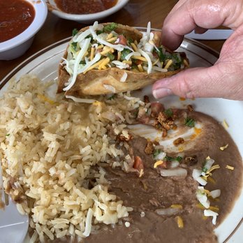 Mi Taqueria - Crispy chicken taco. Outstanding - Mexican Near Me - High Point, North Carolina