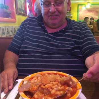 Rosita's Place - Tony eating his menudo! - Mexican Near Me - Phoenix, Arizona