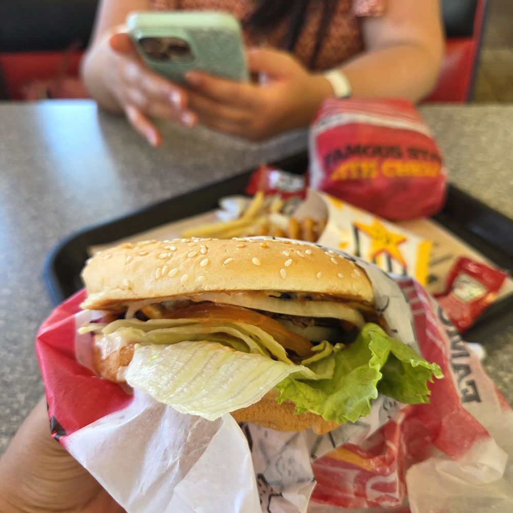 Burger and fries Burger and fries