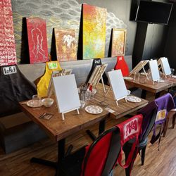 Getting ready for another great paint & sip!