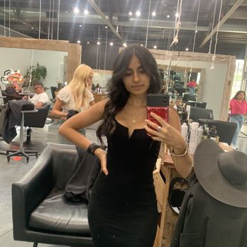 The Standard Salon - After!! OBSESSED with the results! Simple cut to get "curtain bangs" and styling courtesy of Maggie :) - Hair Stylists Near Me - San Luis Obispo, California