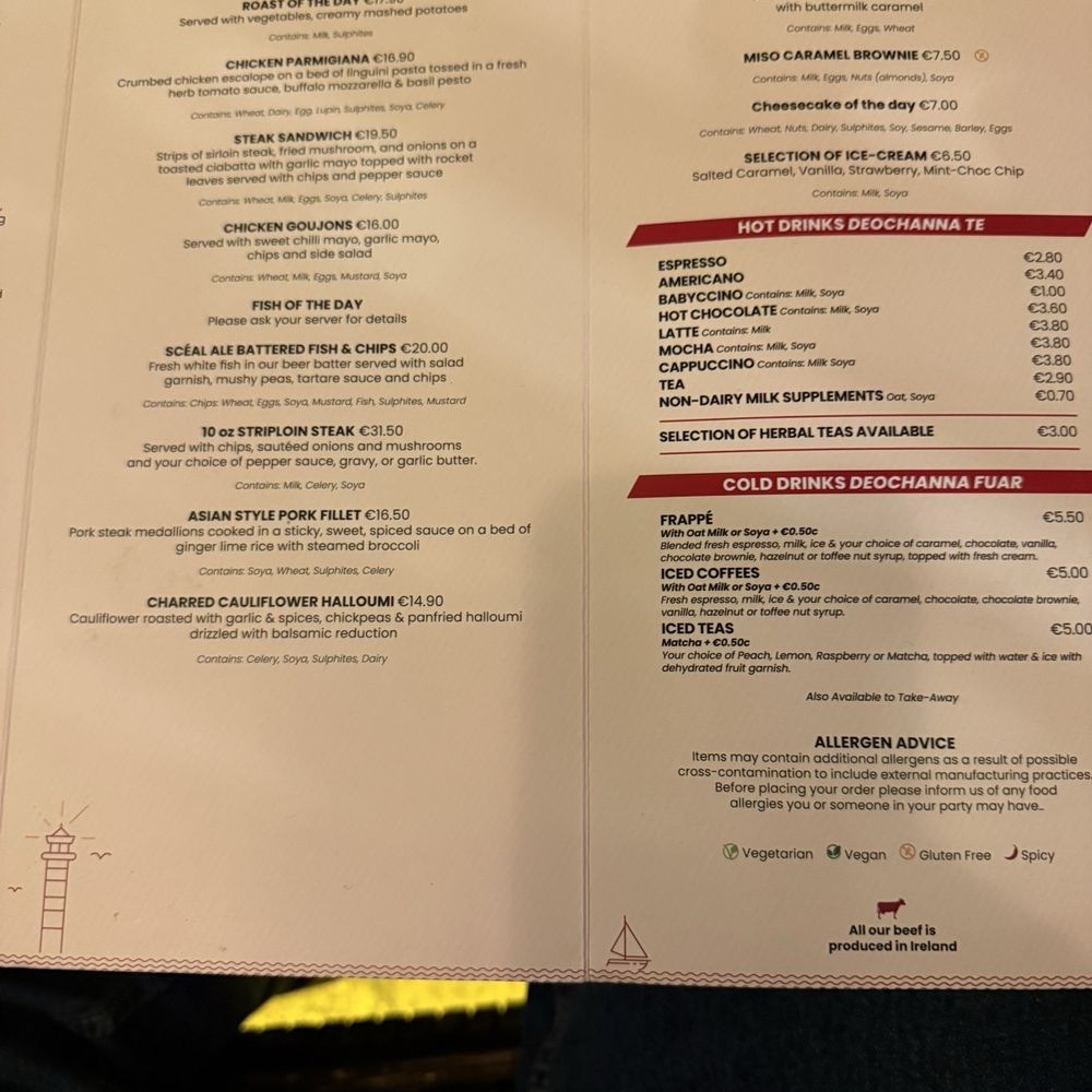 The Skeff Bar - Menu page 3 - Bars Near Me - Galway, G The Skeff Bar - Menu page 3 - Bars Near Me - Galway, G