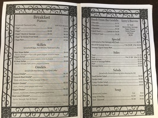 Menu photo 6 Main Street Cafe Council Bluffs, IA Menu photo 6 Main Street Cafe Council Bluffs, IA