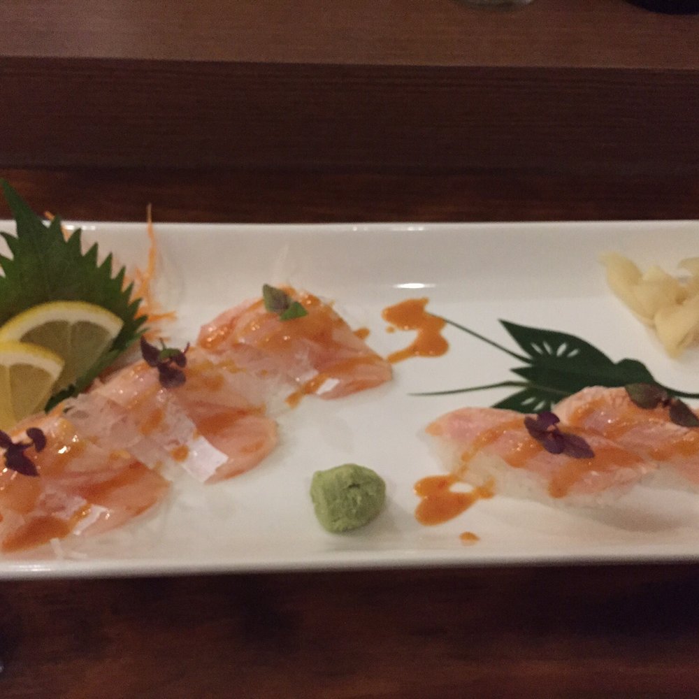 Sushi De Kanpai - Salmon seared and smoked! - Sushi Bars Near Me - Salisbury, Maryland Sushi De Kanpai - Salmon seared and smoked! - Sushi Bars Near Me - Salisbury, Maryland