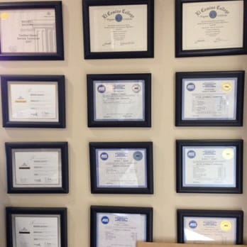 Lexology - Impressive wall of certificates and certifications. Several ASE and Lexus Certified Master Technician certificates. - Auto Repair Near Me - Hermosa Beach, California