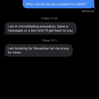 Sadi's Beauty Works - Called, then texted, called again. From Wednesday to today (Monday). - Hair Salons Near Me - Austin, Texas