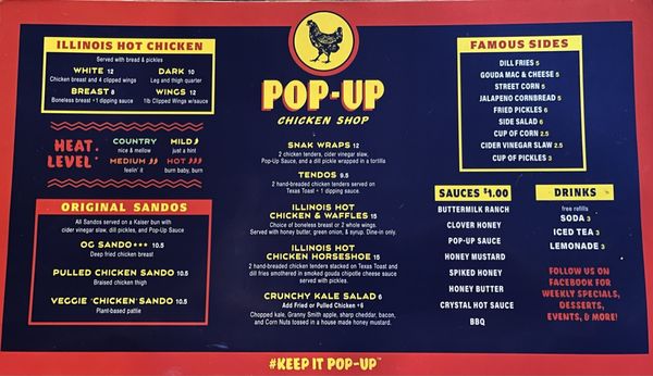 Menu photo 6 Pop Up Chicken Shop Bloomington, IL Menu photo 6 Pop Up Chicken Shop Bloomington, IL