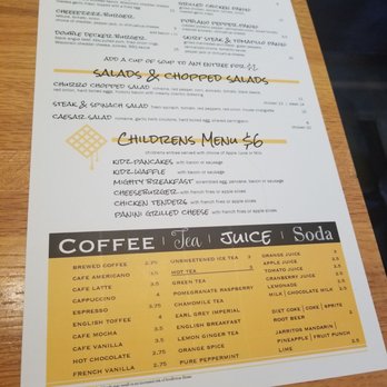 The Churro Waffle - Menu FYI kids portions are huge - Breakfast & Brunch Near Me - Chicago, Illinois The Churro Waffle - Menu FYI kids portions are huge - Breakfast & Brunch Near Me - Chicago, Illinois