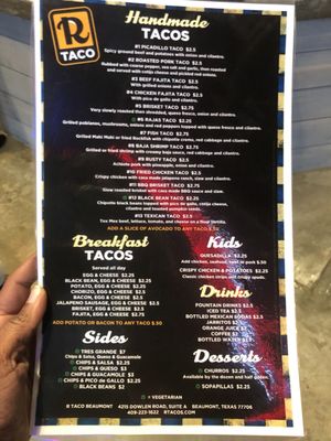 Menu photo 8 Rusty Taco Beaumont, TX