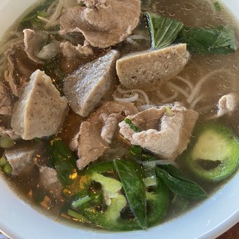 All That Pho - Sliced steak and beef ball pho - Bubble Tea Near Me - Baldwin Park, California