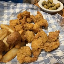 Cracker Barrel Old Country Store - Shrimp - not a fan. Way too much breading IMO.