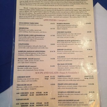 Mezcal - Menu (front) - Mexican Near Me - San Jose, California Mezcal - Menu (front) - Mexican Near Me - San Jose, California