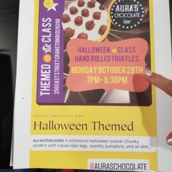 Aura’s Chocolate Bar - Classes held periodically - Chocolatiers & Shops Near Me - Cranston, Rhode Island