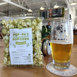 POP-PA's Gourmet Popcorn and of course beer