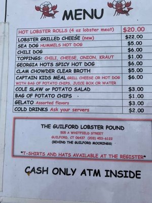 Menu photo 5 Guilford Lobster Pound Guilford, CT