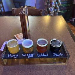Back Mountain Brewing Company - Flight one.