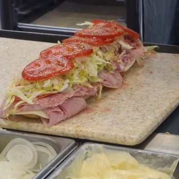 Jersey Mike's Subs - Love that you can see each sandwhich being custom made on the board! - Fast Food Near Me - Lauderhill, Florida