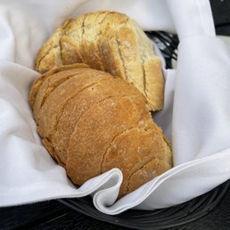 Bread baked on he premises.