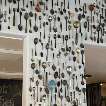 The Spoon Trade - All the spoons on the wall as you come in - New American Near Me - Grover Beach, California The Spoon Trade - All the spoons on the wall as you come in - New American Near Me - Grover Beach, California