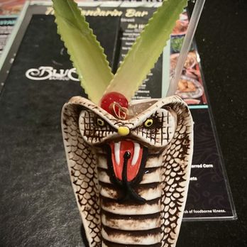 Blue Bamboo - Cobra Fang cocktail - Comfort Food Near Me - Jacksonville, Florida